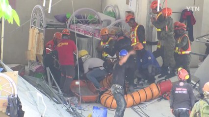 필리핀 지진 현장에서 구조 총력...사상자 늘어 / YTN