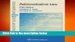 [MOST WISHED]  Examples   Explanations for Administrative Law by William F Funk