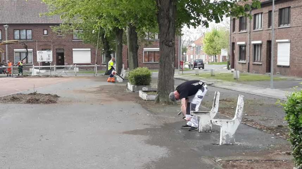 Tournai nettoyage de printemps du quartier du M...