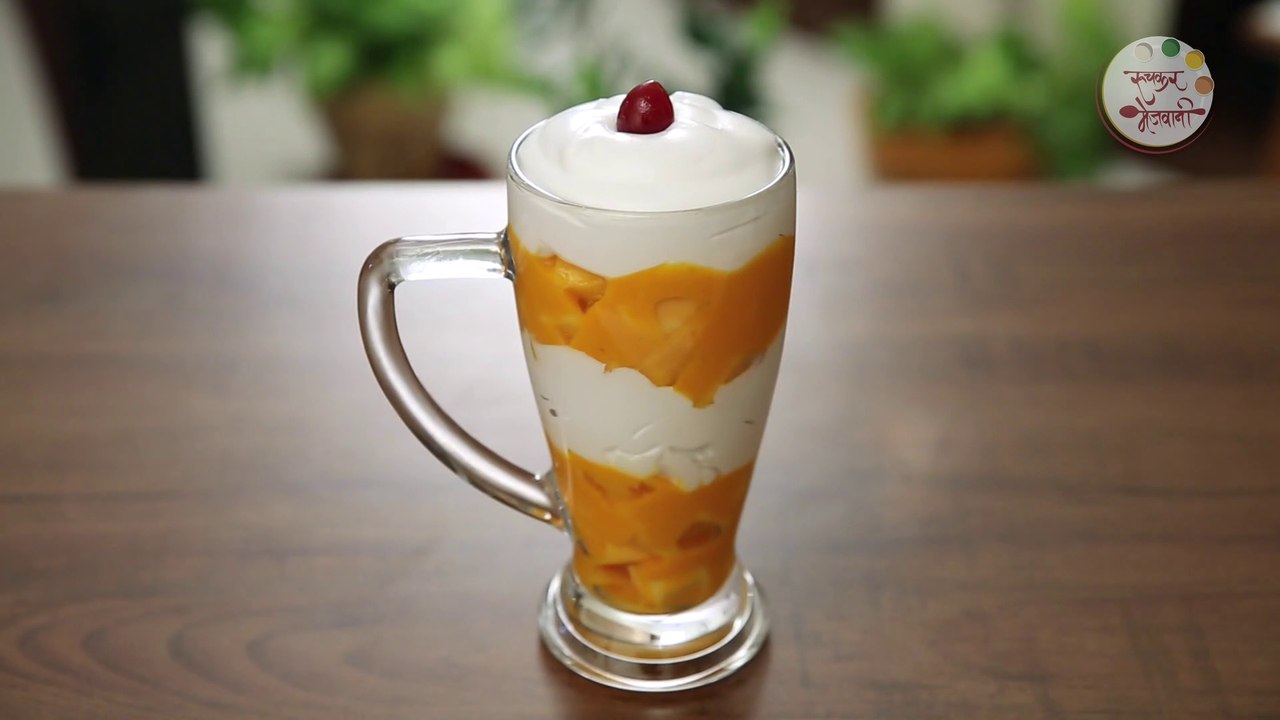 Mango Cream Recipe - मँगो क्रीम - Quick Homemade Cold Mango Cream - Summer Special Recipe - Sonali