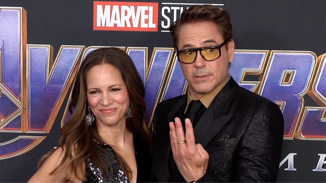 Robert Downey Jr. Avengers: Endgame World Premiere Purple Carpet