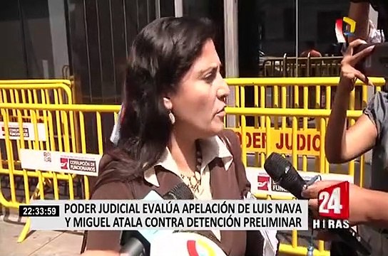 Nava, Atala y otros acusados: inicia audiencia de apelación a detención preliminar