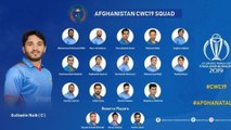 ICC Cricket World Cup 2019 : Afghanistan Name 15-Players Squad For 2019 World Cup || Oneindia Telugu