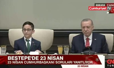 Minik Cumhurbaşkanı "Kılıçdaroğlu'nu arayacak mısınız?" sorusuna yanıt verdi
