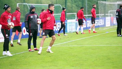 Entrenamiento del Deportivo de la Coruña (23-04-2019)