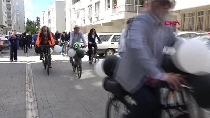 Antalya Nikahlarına Bisiklet Konvoyuyla Gittiler