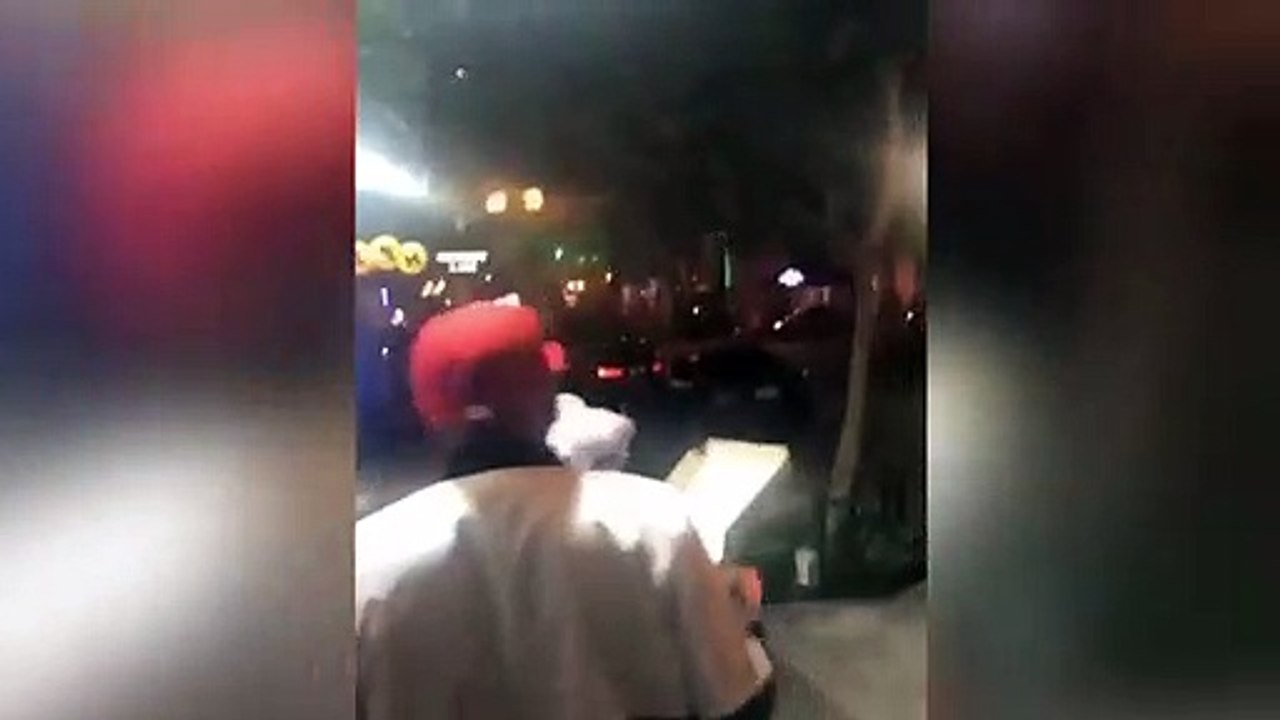 El conejo de Pascua se pelea y reparte puñetazos en lugar de huevos