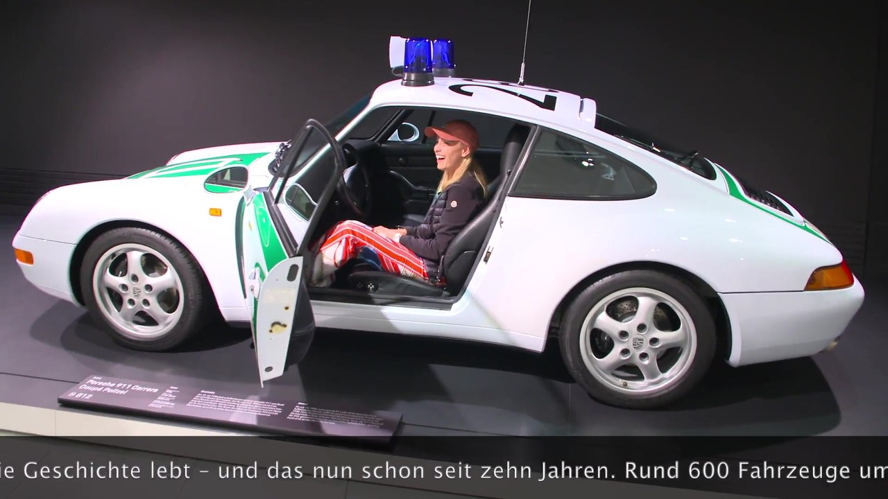 Donna Vekic besucht das Porsche Museum