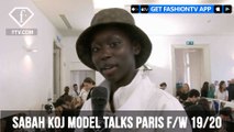 Sabah Koj Model Talks Instagram Paris F/W 19/20 | FashionTV | FTV