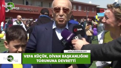 Vefa Küçük, divan başkanlığını torununa devretti