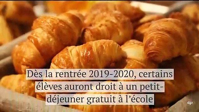 Des petits-déjeuners gratuits pour les écoliers dès la rentrée