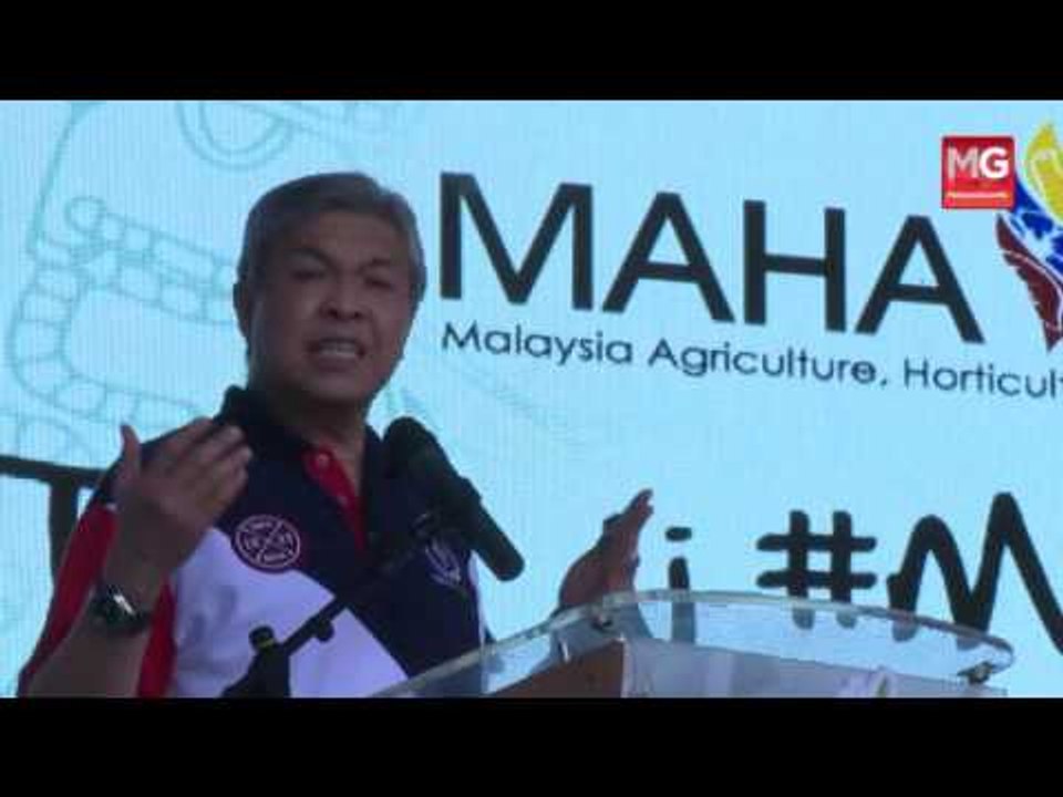 Lawatan Datuk Seri Dr Ahmad Zahid Hamidi di (MAHA) 2016