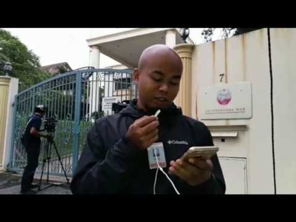 Situasi Terkini Di Hadapan Kedutaan Korea Utara