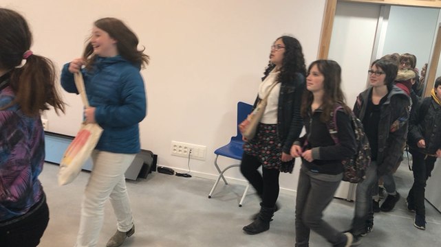 Les collégiens découvrent le nouveau Brizeux