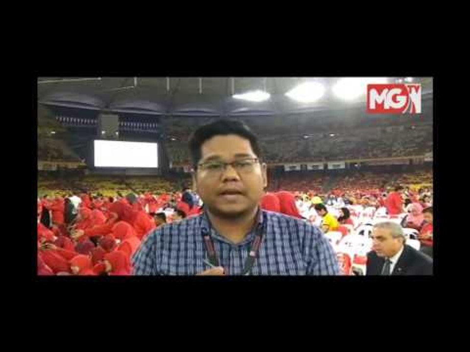 Sambutan Ulang Tahun ke-71 UMNO secara besar-besaran di Stadium Nasional Bukit Jalil