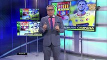 Leonardo Campana y su emoción al convertir su primer gol con la camiseta de Barcelona