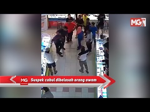 Suspek Cabul Dibelasah Orang Awam