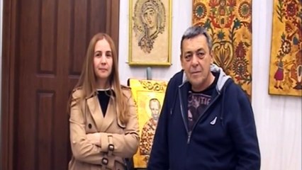 Τα εγκαίνια της έκθεσης «Λαϊκής Τέχνης» του Χρήστου Βαποράκη