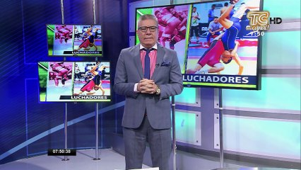 Arriban los ecuatorianos que participaron en los Panamericanos de Lucha