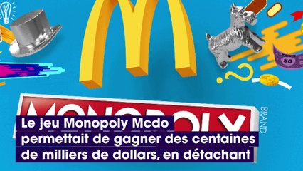 McDo : un ex-policier vole des millions en truquant le jeu du Monopoly
