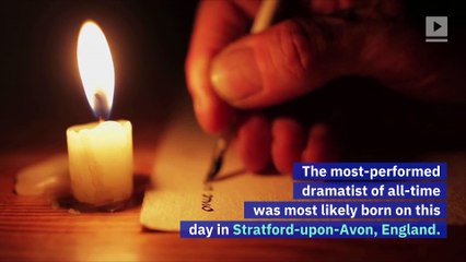 This Day in History: William Shakespeare Is Born