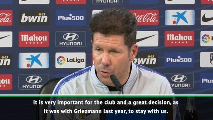 Oblak is the best 'keeper in the world - Simeone