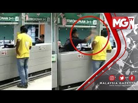 Tular video pegawai imigresen pukul muka pekerja asing