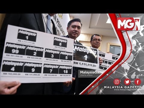 TERKINI : RM 1,111,111.00 Harga Bidaan Nombor Pendaftaran 'Malaysia 1' - Anthony Loke