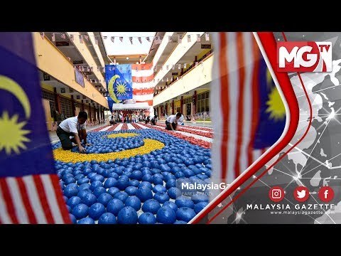TERKINI : Tempurung Kelapa, Batu Kikir dan Bendera Gergasi Tarikkan di SMKDE - Jalur Gemilang