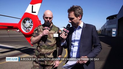 Point de vue Nouvelle Aquitaine - A l'école de l'aviation légère de l'armée de terre de Dax