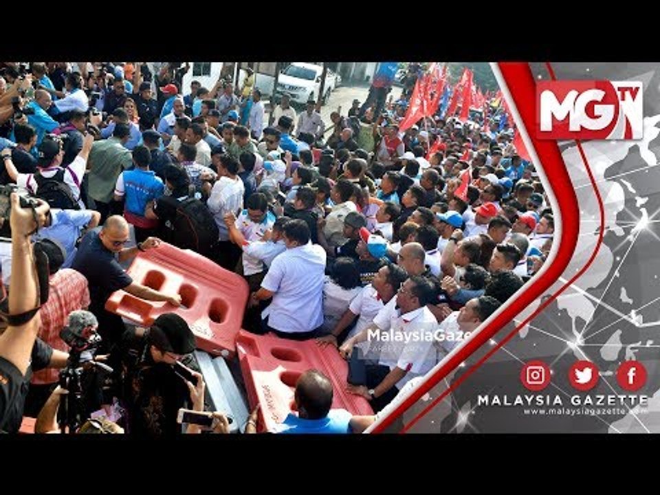 TERKINI : Kecoh! Bila Penyokong Anwar Rempuh Masuk Pusat Penamaan Calon - PRK Port Dickson