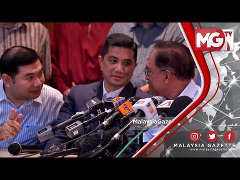 TERKINI : Ini Azmin Ali dan Rafizi Duduk Sekali Kamu Tak Sibuk Tanya - Anwar Ibrahim