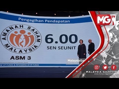TERKINI : Tan Sri Zeti Akhtar Aziz Umum Agihan Pendapatan 6sen Seunit untuk ASM 3 - PNB
