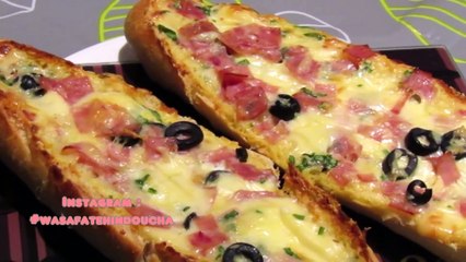 شهيوة باكيط أو كومير معمر بحشورة  رائعة  / Baguette farcie  recette délicieuse : sandwich