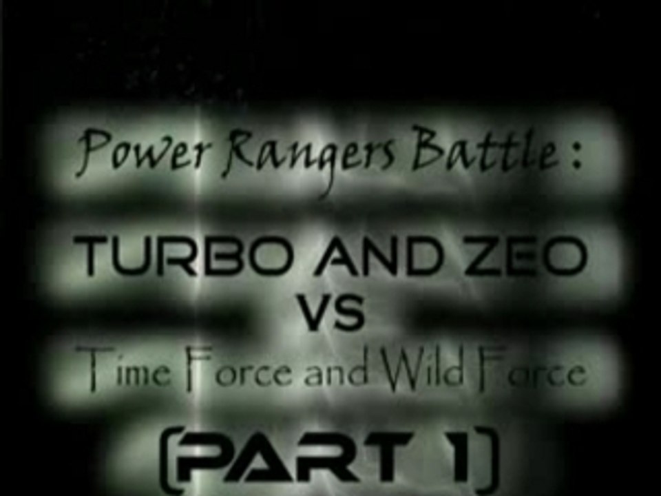 PR : Turbo/Zeo VS Time Force/Wild Force 1/3