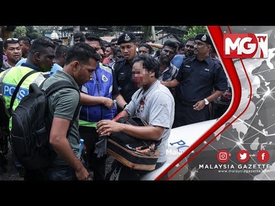 TERKINI : Situasi Tegang Polis Dan Masyarakat India Di Kuil Sri Mariammam