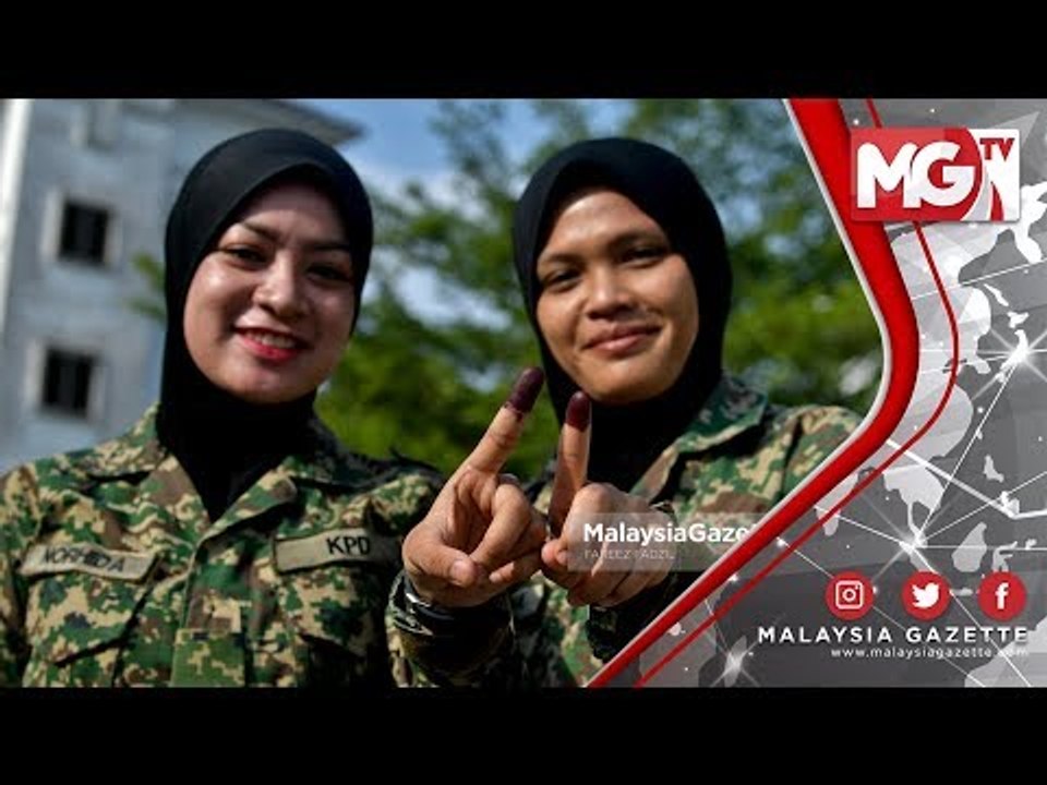 TERKINI : 5631 Anggota Tentera Dan Pasangan Mengundi Awal Di Hangar PUSASDA