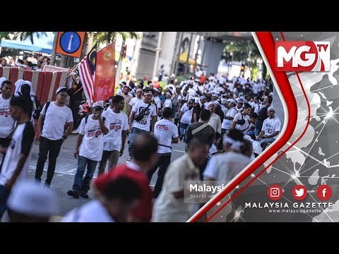 TERKINI: Ribuan peserta Himpunan Bantah ICERD banjiri Kuala Lumpur