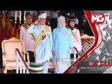 TERKINI : Sultan Abdullah Memeriksa Kawalan Kehormat dan Panji-Panji di Parlimen