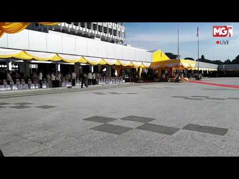 MGTV LIVE - Istiadat keberangkatan tiba Seri Paduka Baginda Yang diPertuan Agong XVI