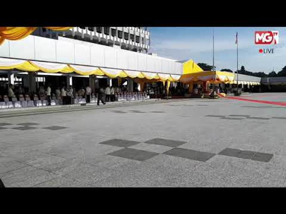 MGTV LIVE - Istiadat keberangkatan tiba Seri Paduka Baginda Yang diPertuan Agong XVI