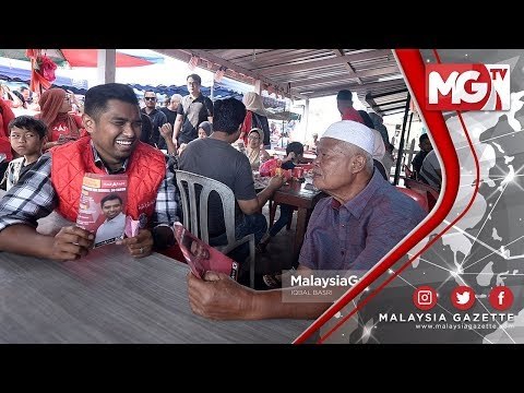 TERKINI : GELAGAT CALON PH! Walkabout di Pasar Pagi Semenyih