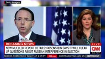Erin Burnett's  on News Mueller report details: Rosenstein says it will clear up questions about Russian interference in Election. #DonaldTrump #MuellerProbe #Russia #News #CNN @ErinBurnett