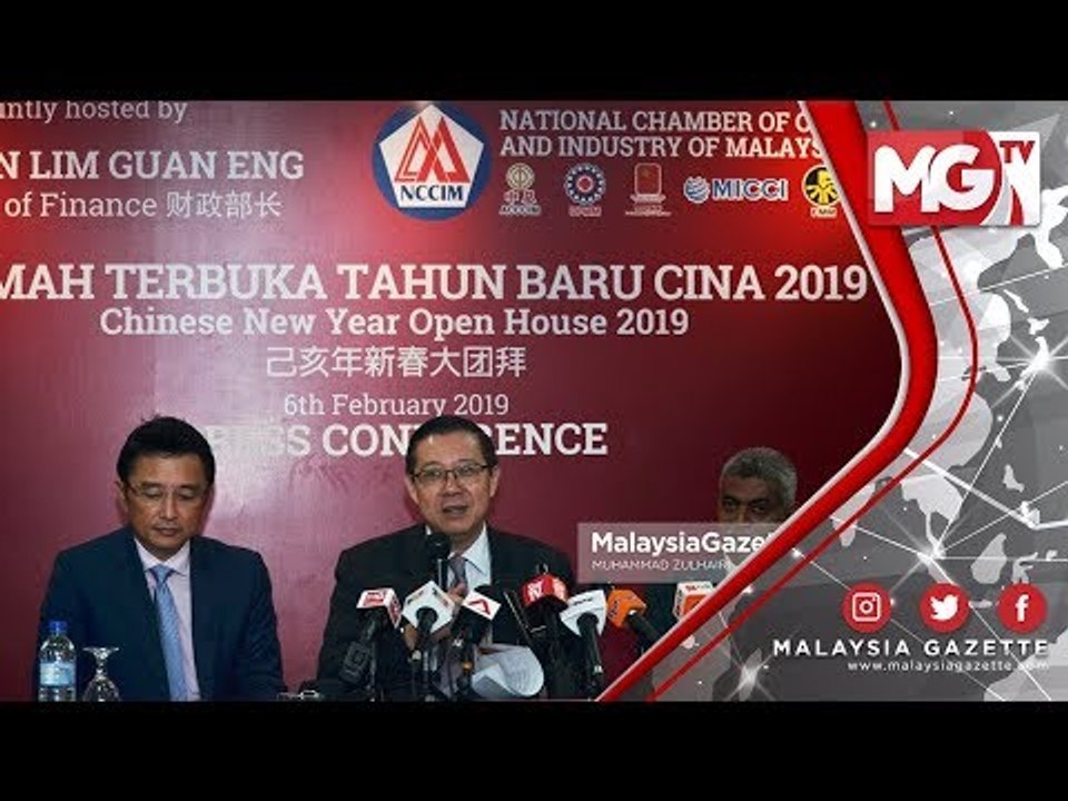 TERKINI : "Untuk Pertama Kali Rumah Terbuka Tahun Baru Cina 2019 Akan Diadakan" - Lim Guan Eng