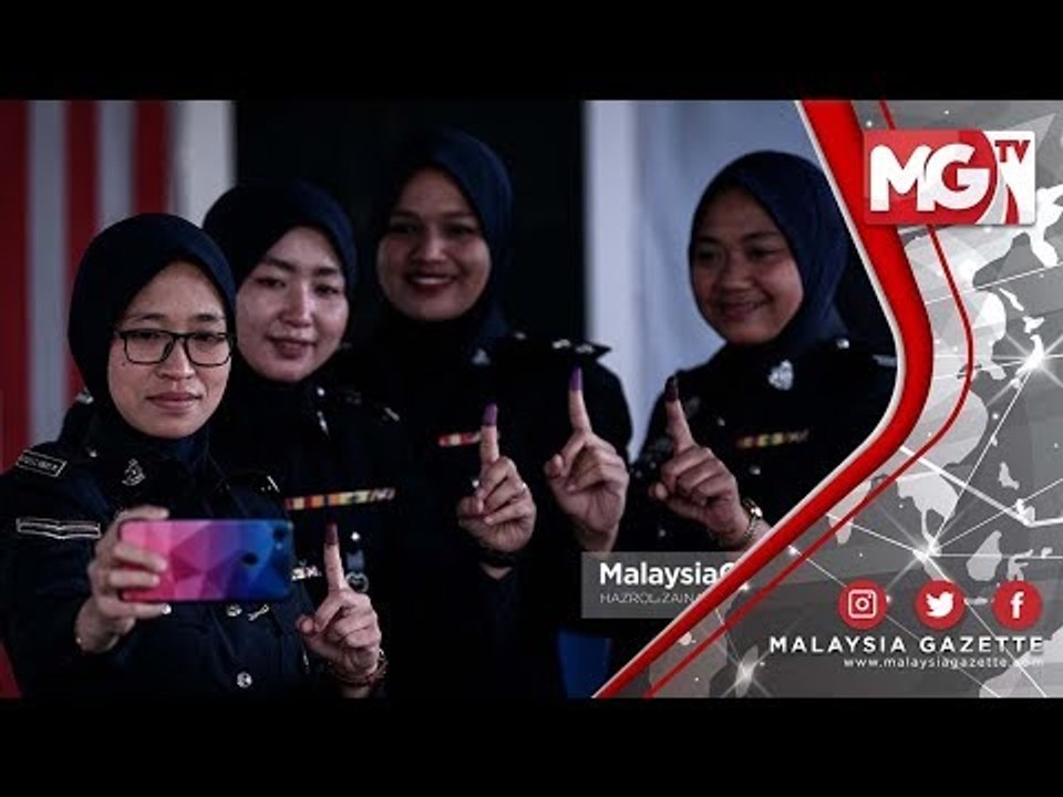 TERKINI : Suasana Anggota Polis Undi Awal Hari Ini