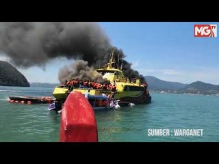 Feri Langkawi terbakar