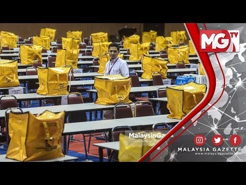 PERKEMBANGAN TERKINI : PRK N.24 Dun Semenyih | Persiapan Terakhir Peti- Peti Undi