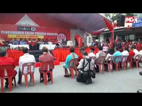 Pengumuman calon dan pelancaran jentera bagi PRK Semenyih oleh Presiden PPBM