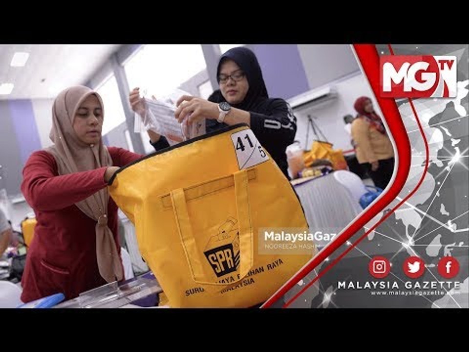 TERKINI : Persiapan Semakan Isi Peti Undi - PRK N.27 RANTAU