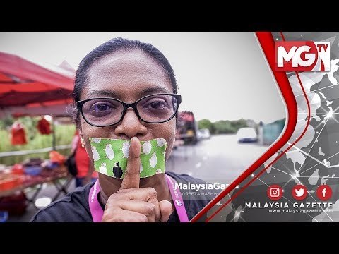 TERKINI : Calon Bebas Kempen ‘KEPIT BIBIR’ Tanda Protes